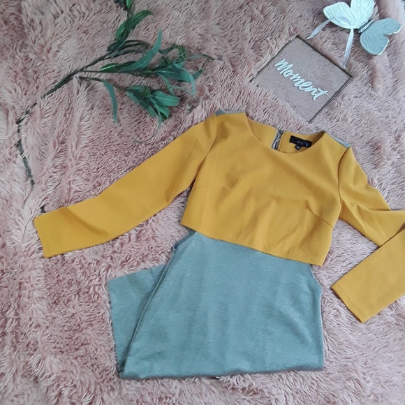 BODYCON CUT OUT DRESS Sz S - Picture 2 of 7